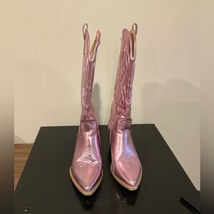 Top Moda Pink Western-Style Women's Boots size 10